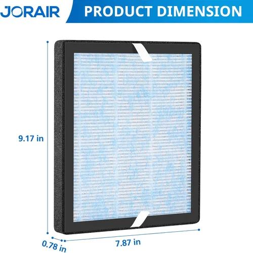 Vista 4 de Filtros de repuesto HEPA R1 P1801 P1802 compatibles con purificador de aire YIOU R1 y Elechomes P1801/P1802, sistema de filtración de 3 etapas