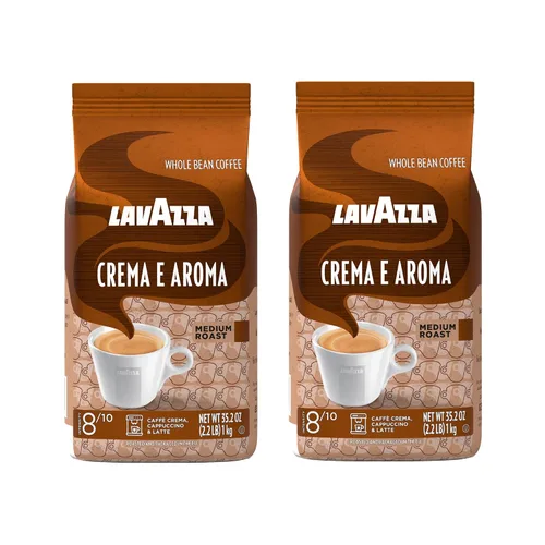 Vista 9 de Lavazza Granos de café tostados, aroma Crema E, 2.20 libras (paquete de 6)
