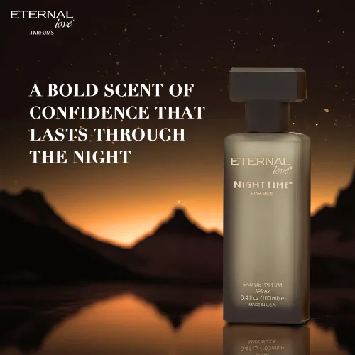Vista 5 de Eternal Love Paquete nocturno – Eau de Parfum Spray de larga duración aroma cálido y sofisticado – 3.4 oz