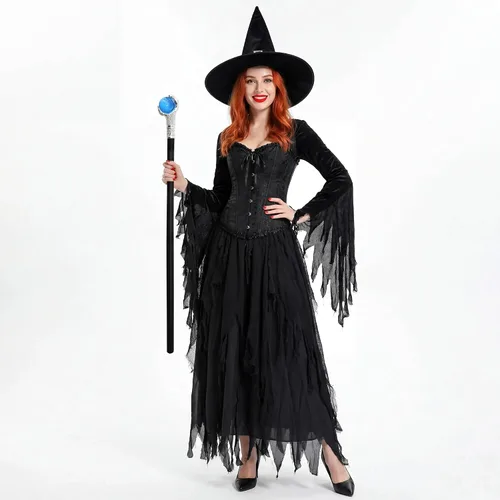 Vista 3 de Disfraces de Halloween, bastones para caminar, garra de dragón de fuego azul, varitas de orbe para caminar, bastón para fotos, accesorios decorativos