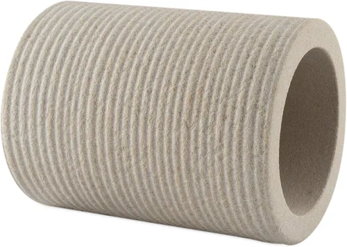 Vista 4 de GoCraft Vaso de baño de piedra arenisca natural – Copa de tocador de piedra duradera para cepillo de dientes, pasta de dientes, brochas