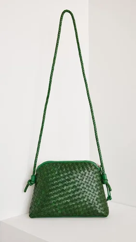 Vista 3 de Loeffler Randall Bandolera tejida Mallory para mujer