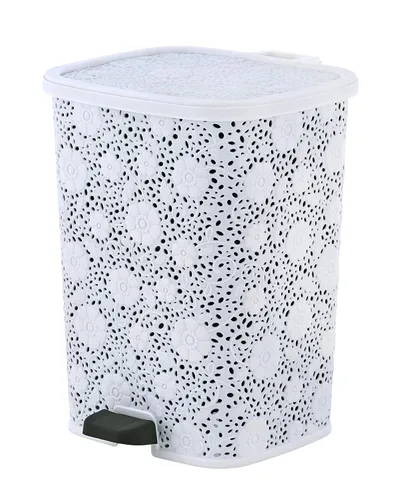 Vista 7 de Bote de basura Step On Beige 6 Litro
