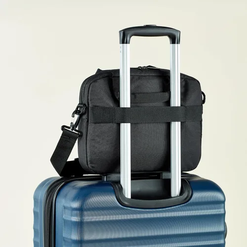 Vista 6 de Amazon Basics - Funda de transporte para laptop con correa de hombro, 1 unidad, 11.6 pulgadas, negro