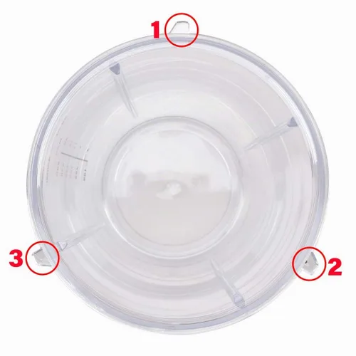 Vista 3 de Pieza de repuesto de vaso colosal de 32 onzas de altura compatible con licuadoras Nutri Bullet 600W 900W NB-101B NB-101S NB-201