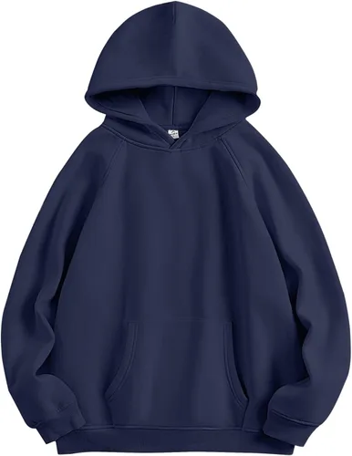 Vista 125 de ANRABESS - Sudaderas con capucha para mujer, sobre talla, de vellón de manga larga, modelo de 2024, para otoño