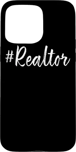 Vista 31 de Hashtag Realtor Real Estate Agent Business Gifts Funny Quote Case for iPhone 17