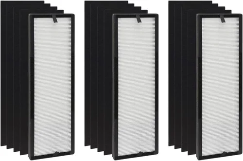 Vista 8 de Nispira NEA-F1 NEA-C1 Filtro True HEPA Filtro de Carbón Activado Reemplazo Para Eureka NEA120 Toshiba Smart WiFi Danby DAP143AW-UV DAP143BAB-UV