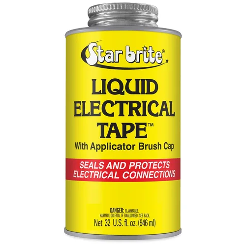 Vista 9 de STAR BRITE - Cinta aislante líquida eléctrica, tubo negro de 1 oz (084154)