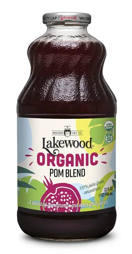 Vista 35 de Lakewood Jugo de granada orgánica, 32 onzas líquidas