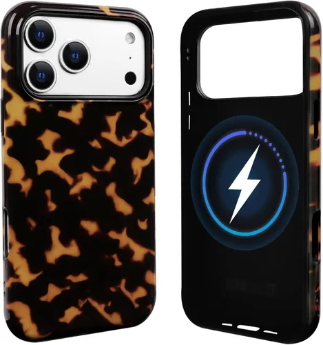 Vista 58 de NITITOP Funda magnética compatible con iPhone 11, compatible con MagSafe lindo diseño estético de leopardo ámbar tortuga para mujeres, hombres