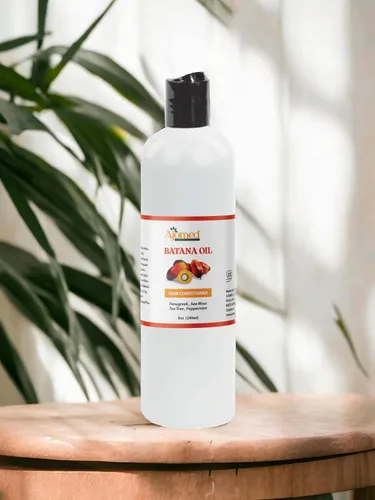 Vista 3 de Batana Oil & Sea Moss Hair Shampoo and Conditioner Set- Champú orgánico hecho a mano con aceite de ricino, aloe vera, alholva, romero, árbol