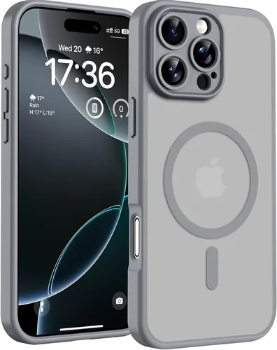Vista 211 de TOCOL Funda para iPhone 11, compatible con Magsafe, protección completa de cámara, imanes integrados, protección contra caídas, funda translúcida