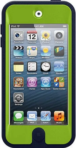 Vista 2 de OtterBox Defender - Carcasa para iPod Touch de 5ª y 6ª generación, embalaje a granel, color verde brillante, azul almirante