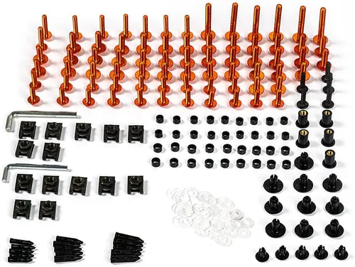 Vista 7 de Kit de pernos de carenado para Honda CBR650F 2014 2015 2016 2017 2018 Tornillos de carenado - Negro