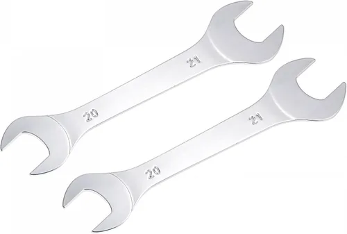 Vista 16 de uxcell Llave fina de extremo abierto, espejo métrico de 0.236 in x 0.276 in, acero de alto carbono, para mantenimiento doméstico y reparaciones