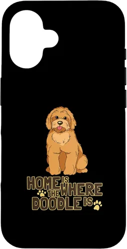 Vista 28 de Funda dorada para iPhone 11 Goldendoodle Dood Funny Doodle Dog