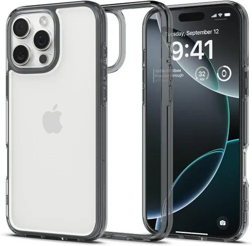 Vista 104 de Spigen Funda para iPhone 12 Mini, ultra híbrida, sin anillo magnético, antiamarilleo, transparente