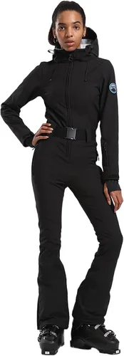 Vista 114 de GSOU SNOW Traje de esquí para mujer, traje de nieve delgado de una pieza, chaqueta de nieve, impermeable, resistente al viento, deportes al aire