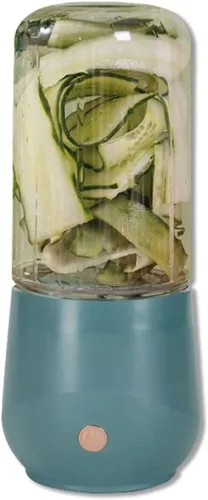 Vista 9 de Powerful Plastic Portable Blender 4 Blades Personal Juicer For Smoothies Ice Blending Juicing And Food Processing 500ml/17.5oz compact(White)