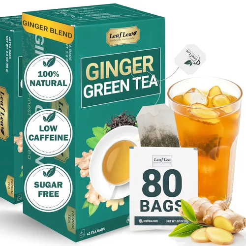 Vista 37 de LeafLea Bolsas de té de melón amargo natural, 40 bolsas de té de hierbas Cundeamor - Té de frutas Melon Amargo Gohyah Apoyo para el bienestar