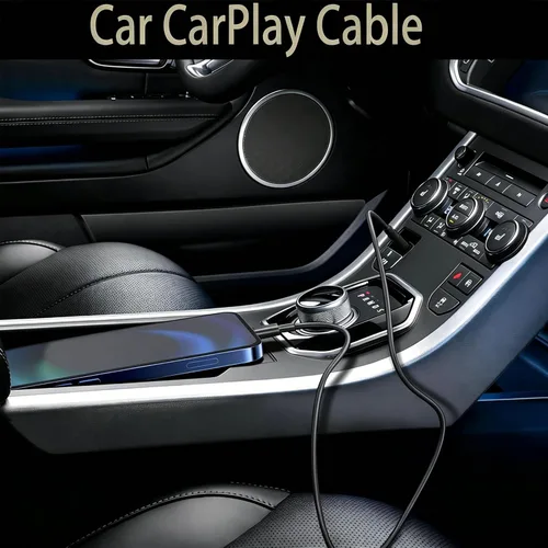 Vista 3 de Cable de carga corto USB A a USB C de 1.5 pies, cable de carga Carplay para iPhone 17/16/15, iPhone 17E/16E, 15/16/17 Pro Max 15 16 Plus, iPad 10ª