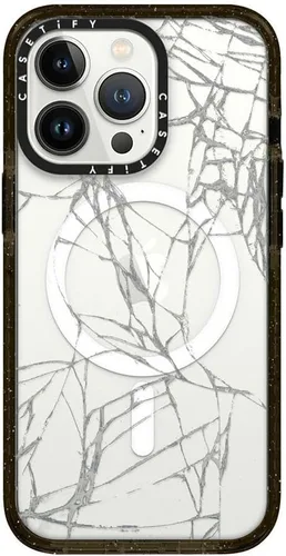 Vista 102 de CASETiFY Funda Impact para iPhone 13 [Protección contra caídas de grado militar 4X de 8.2 pies/Compatible con Magsafe] - #1 Mom - Transparente