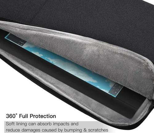 Vista 4 de Funda para tableta de dibujo gráfico para XP-Pen Artist 13.3 Pro/V2/ Artist 14/12, Bolso de transporte Huion Kamvas Pro 13 GT-133 (Negro)