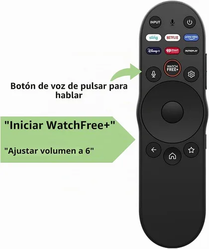 Vista 3 de Control remoto por voz XRT270 para televisores Vizio 4K/FHD/Quantum/Quantum Pro/P-Series