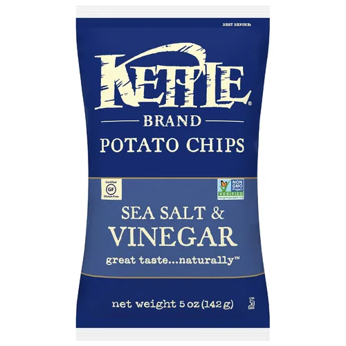 Vista 26 de Kettle Brand Papas Fritas, Backyard Barbeque Kettle Chips, Bolsa de Aperitivos, 1.5 Oz