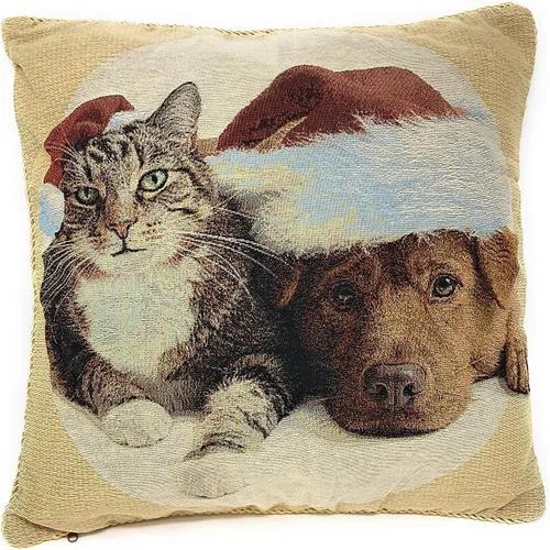 Vista 14 de Tache Home Fashion Funda de almohada 16 x 16 Down The Chimney