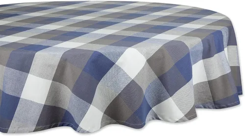 Vista 9 de DII Tri-Color Check Collection - Juego de servilletas 100% algodón, 20 x 20 pulgadas, color negro, 6 piezas