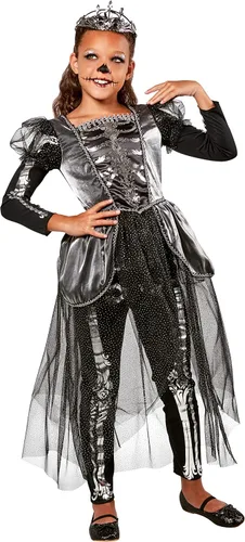 Vista 3 de Rubies Forum Novelties - Vestido de princesa de esqueleto como se muestra talla M