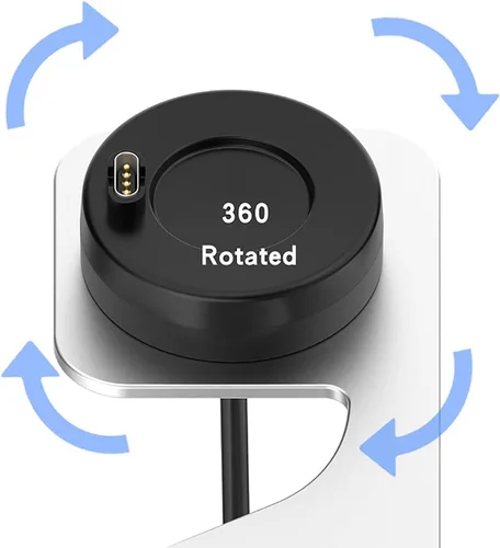 Vista 6 de Cargador compatible con Garmin Venu 3/3S, para Vivoactive 5/4, Forerunner 745/945/935, para Fenix 7/7S/7X/7 Pro/7X Pro Smart Watch Soporte de carga