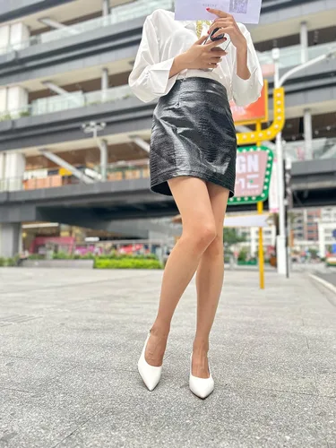 Vista 6 de GENSHUO Zapatos de tacón bajo grueso con puntera cerrada para mujer, 2.36 pulgadas, para oficina, boda, fiesta, vestido