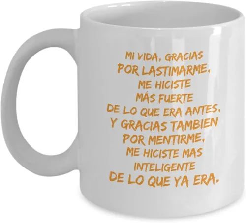 Vista 5 de Regalo para amigos Taza de café para hermanos Perfecto regalo para navidad, graduados, profesionales y estudiantes Vaso con afirmaciones