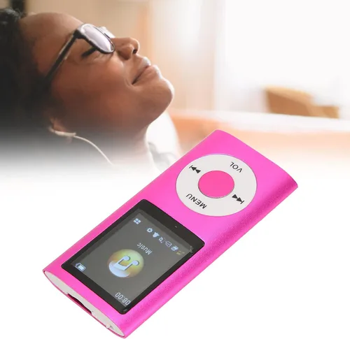 Vista 6 de Reproductor de música MP3 con sonido sin pérdidas (tarjeta SD excluida), reproductor de música portátil, gran memoria de hasta 64 G, reproductor