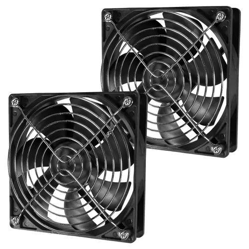 Vista 7 de Ventilador de refrigeración CC sin escobillas de 12 V 5010 de 1.969 x 1.969 x 0.394 in, ventilador de flujo de aire silencioso sin escobillas