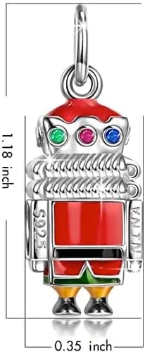Vista 2 de Bolenvi Auténtico abalorio de plata esterlina 925 para pandora y pulseras o collares similares