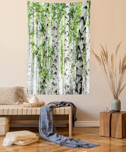 Vista 109 de Ambesonne Tapiz de arte afro, hombre negro fuerte con una corona de trazos impresión de pintura moderna, decoración de tela para colgar en la pared
