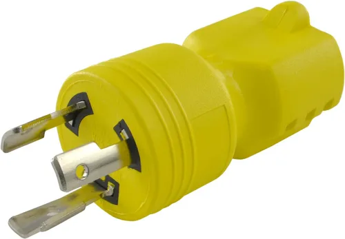 Vista 7 de Conntek 30123 L5-20P a 5-15/20R Adaptador de enchufe, negro