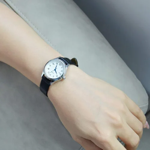Vista 8 de WOCCI Correas de reloj elegantes, correas de repuesto de cuero genuino para hombres y mujeres, ancho de la correa 0.315 in, 0.394 in, 0.472 in
