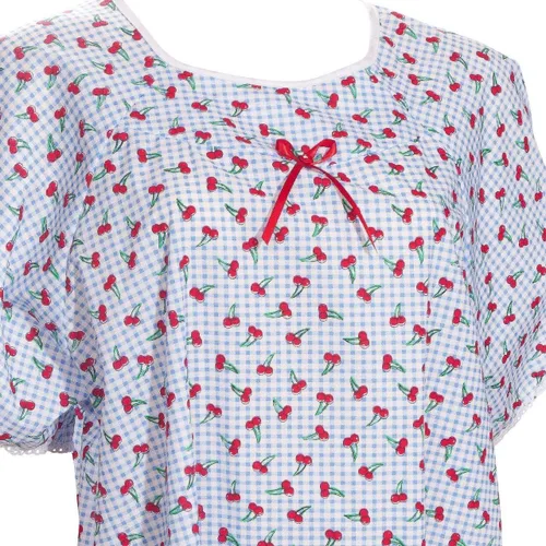 Vista 6 de Camisón de algodón con envoltura de hombro (S)