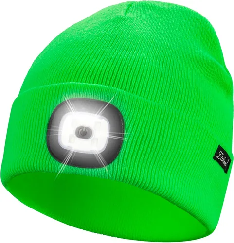 Vista 55 de Etsfmoa Gorro unisex con la luz, regalos para hombres, papá, padre, gorras recargables por USB