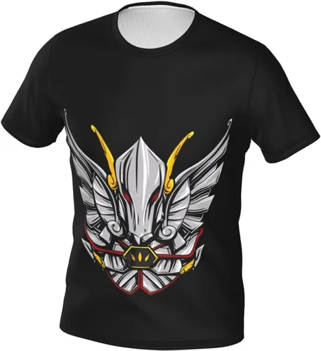 Vista 2 de Saint Anime Seiya - Camiseta de manga corta para hombre, suave, casual, unisex, cuello redondo, camiseta de entrenamiento