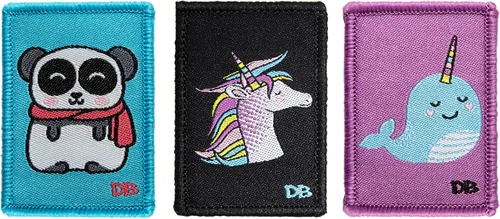 Vista 6 de Dime Bags Parches intercambiables Parches para personalizar bolsas de diez centavos (banana, paleta, sandía)
