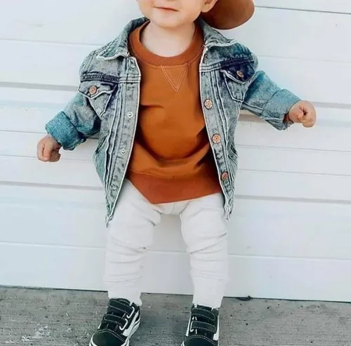 Vista 4 de AEEMCEM Sudadera de algodón sólido para bebé, niño y niña, camiseta de manga larga, cuello redondo, blusa para otoño