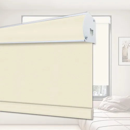 Vista 7 de Persianas blackout enrollables personalizadas simples y elegantes, para ventanas, puertas, puertas francesas, ahorro de energía, protección UV