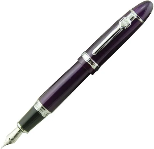 Vista 9 de Lanxivi Jinhao 159 - Pluma estilográfica color champán con ribete plateado y estuche