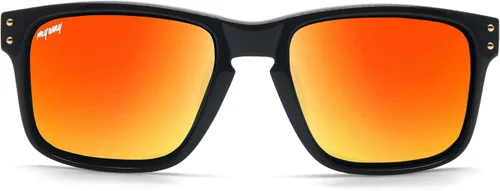 Vista 2 de Myway italy style sunglasses real glass lens for men women w. polarized option